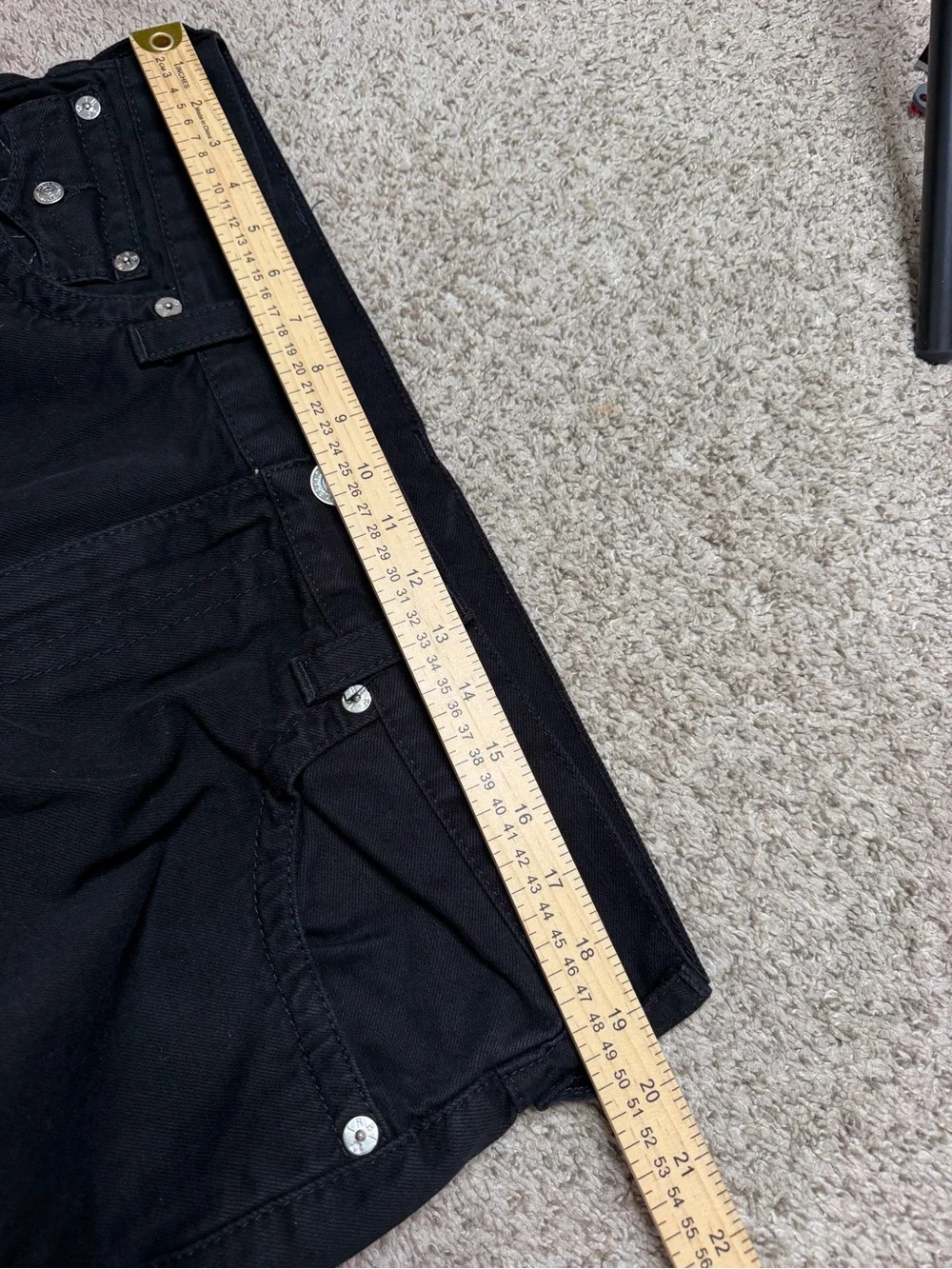 True Religion Men’s Black Jeans Size 36 World Tour